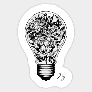 Floral Light Sticker